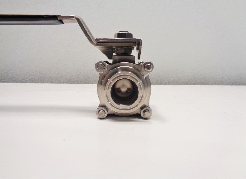 Whitey 1-1/2" Full-Port Sanitary Ball Valve, Stainless Steel #SS-67TSSC24